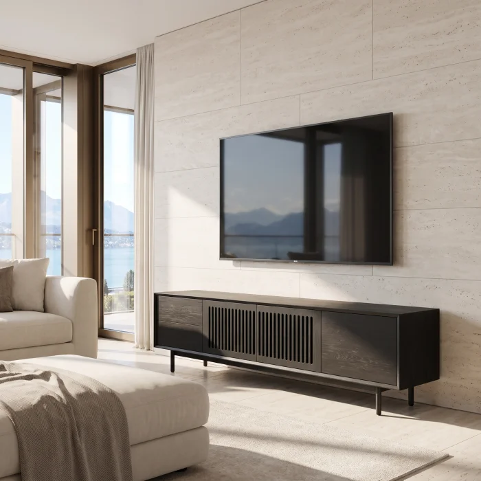 Silva Solid Wood TV Unit - 3