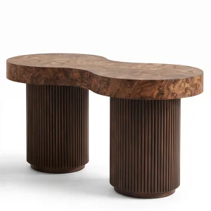Slyvester Set of 2 Wood Bench - 1