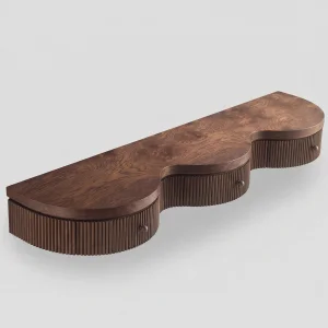 Slyvester Solid Wood Console Table - 3