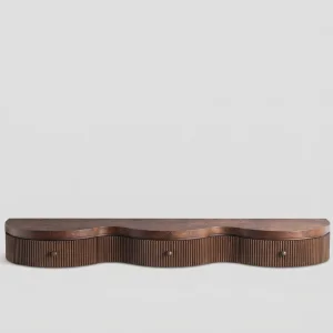 Slyvester Solid Wood Console Table - 2