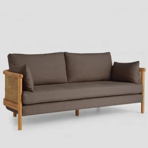 Soffy Wicker Wooden Sofa - 1