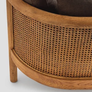 Soffy Wicker Wooden Sofa - 5