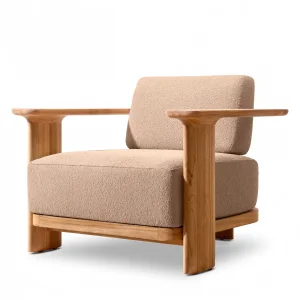Star Wooden Garden Easy Chair - 1