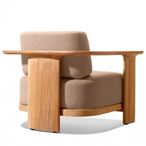 Star Wooden Garden Easy Chair - 4