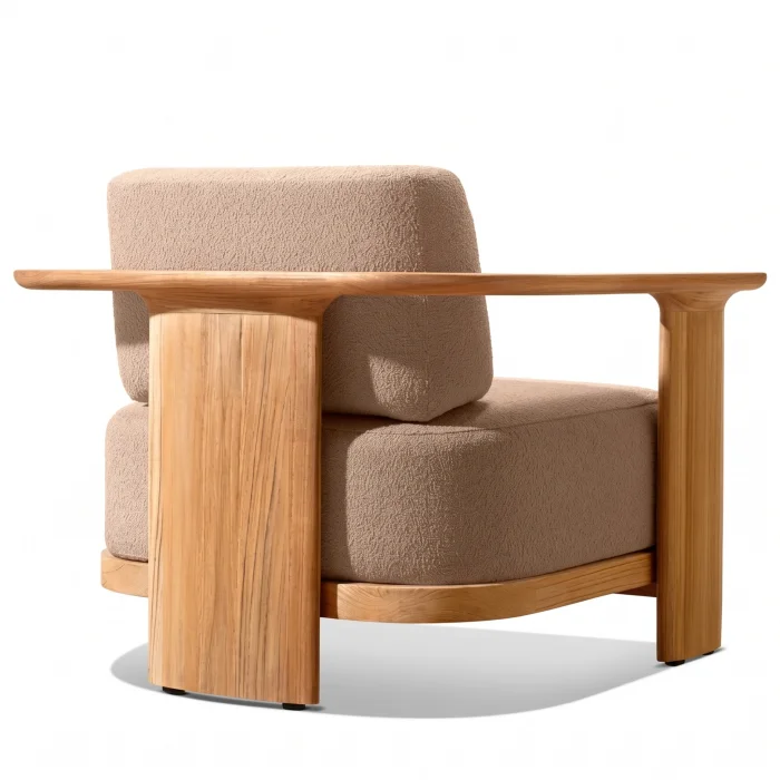 Star Wooden Garden Easy Chair - 4