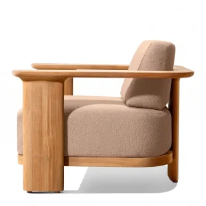 Star Wooden Garden Easy Chair - 3