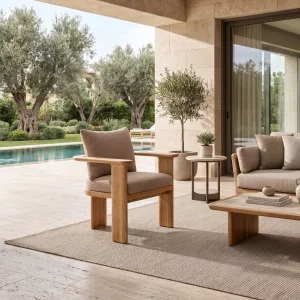 Star Wooden Garden Chair - 5