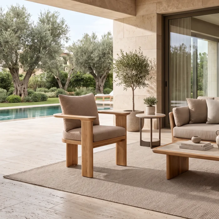 Star Wooden Garden Chair - 5