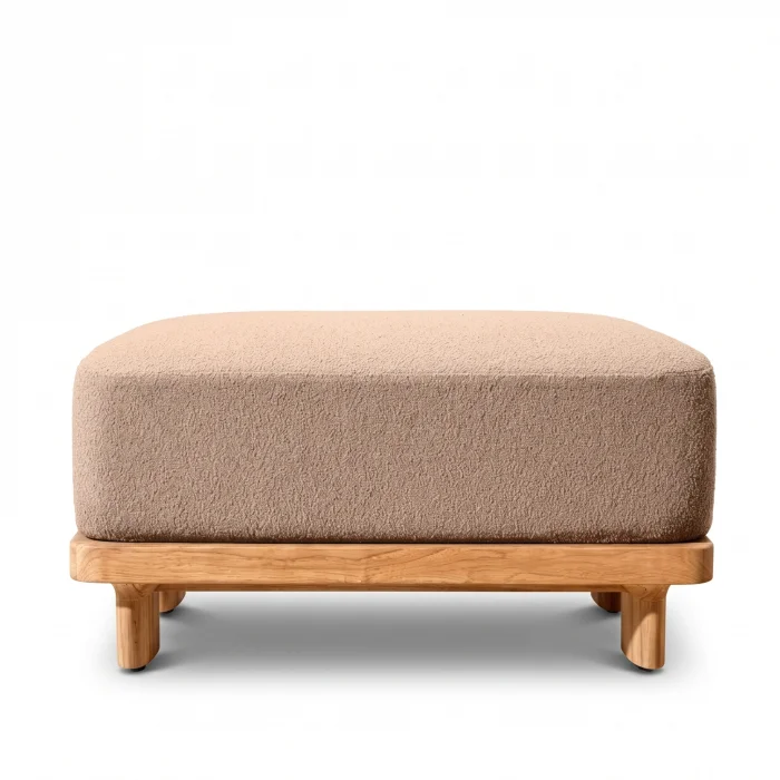 Star Wooden Ottoman - 2