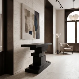 Stark Solid Wood Console Table - 3