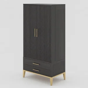 Tack Solid Wood Wine Cabinet - 1