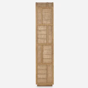 Turnbull Wicker Wooden Bookshelf - 3