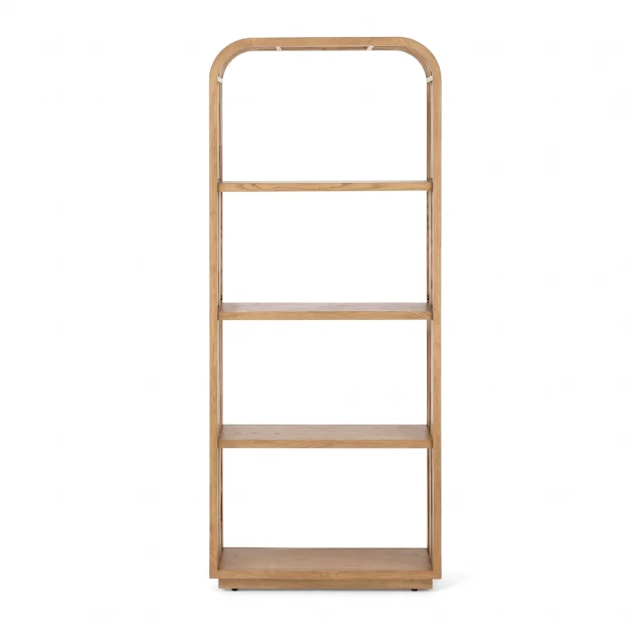 Turnbull Wicker Wooden Bookshelf - 2