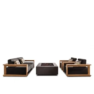 Wafture Wooden Garden Seating Group - 1