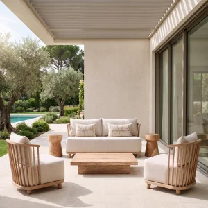 Whisper Wooden Garden Seating Group - 2