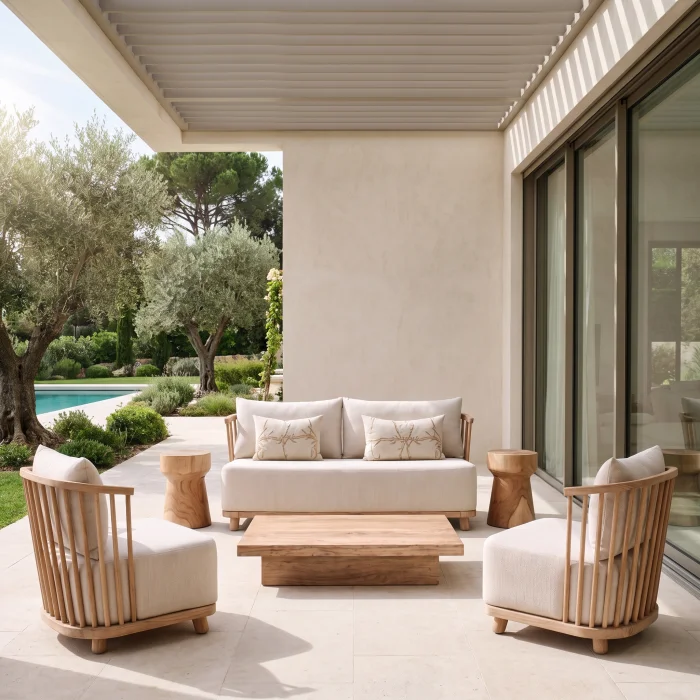 Whisper Wooden Garden Seating Group - 2