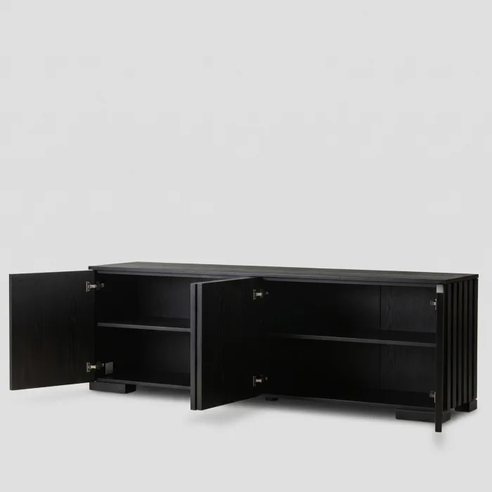 Wishy Black Wooden Sideboard - 2