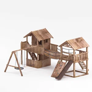 Woody Wooden Playground - 1