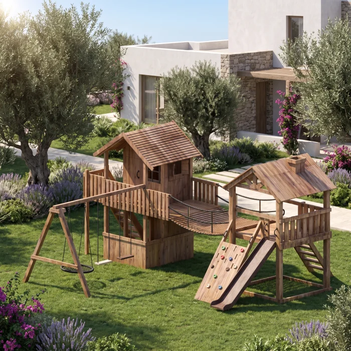 Woody Wooden Playground - 3