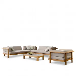 Xesnia Wooden Garden Seating Group - 1