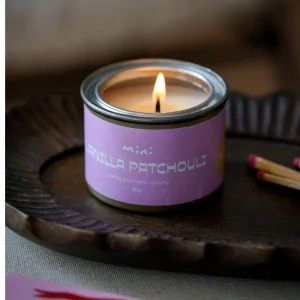 Vanilla Patchouli Mini Teneke Mum - 5