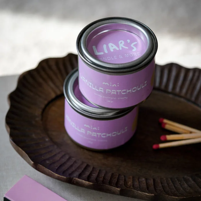Vanilla Patchouli Mini Teneke Mum - 4