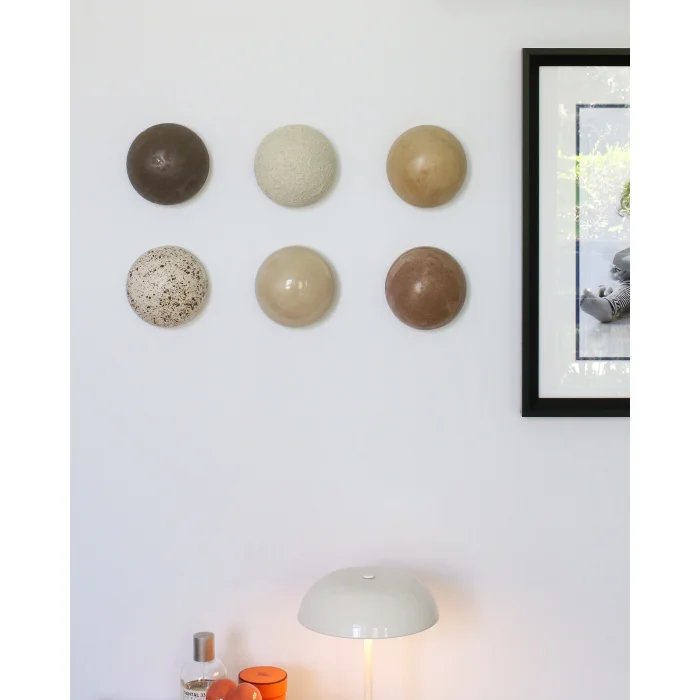 Canyon El Yapımı Seramik Duvar Objesi (6'lı Set) - 2