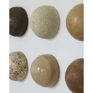 Canyon El Yapımı Seramik Duvar Objesi (6'lı Set) - 3