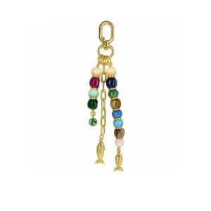 Ocean Colors Doğal Taşlı Balık Charm Aksesuar - 1