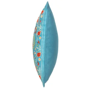Oryel Embroidered Silk Cushion 50x50 Cm - 2