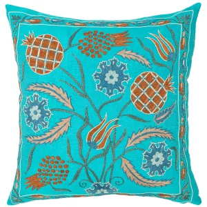 Tuvan Handmade Suzani Cushion 50x50 cm - 1