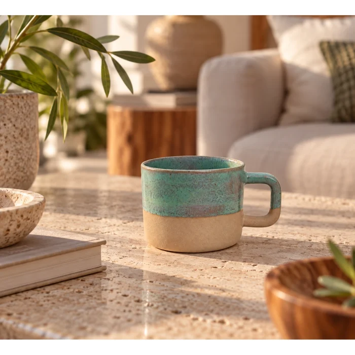 Stoneware Seramik Kupa - 2