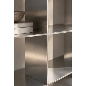 Minimal Aluminum Bookshelf - 4