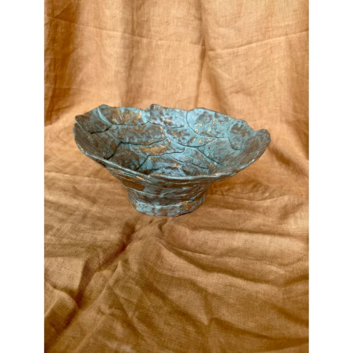 Patina El Yapımı Stoneware Ayaklı Kase - 2