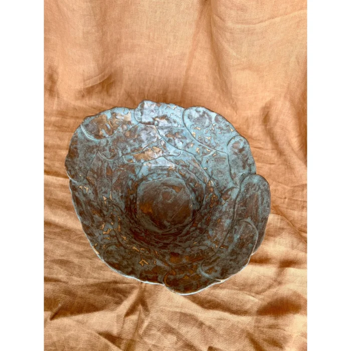 Patina El Yapımı Stoneware Ayaklı Kase - 3