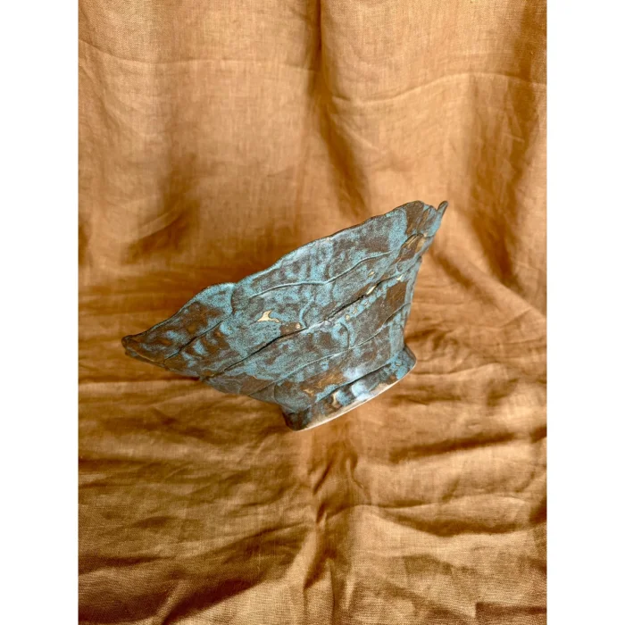 Patina El Yapımı Stoneware Ayaklı Kase - 4