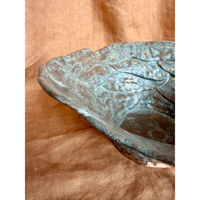 Patina El Yapımı Stoneware Ayaklı Kase - 5