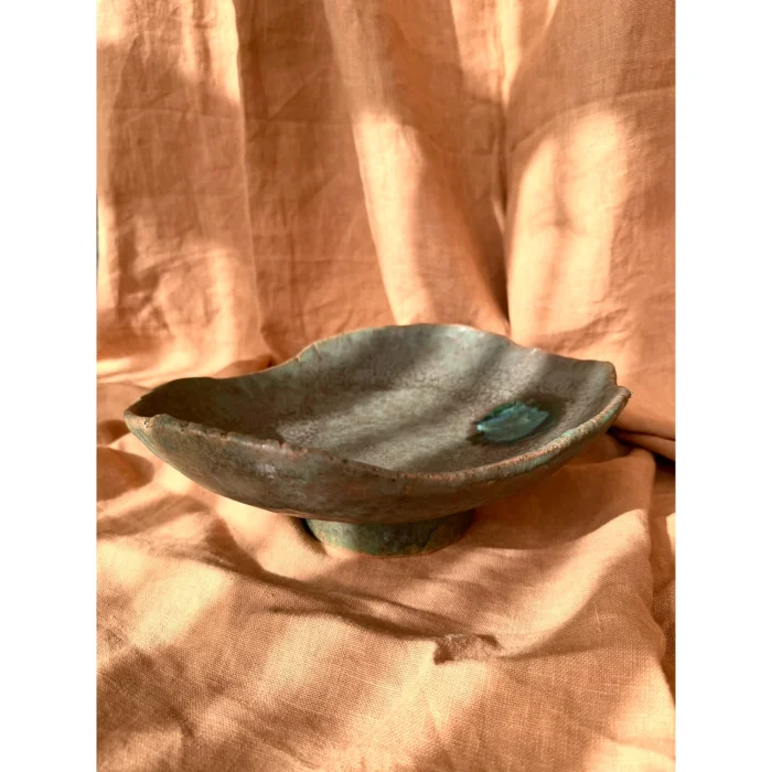 Silva Footed Handmade Ceramic Bowl - 2