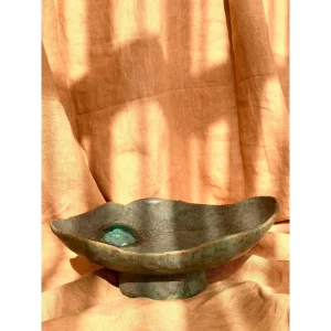 Silva Footed Handmade Ceramic Bowl - 1
