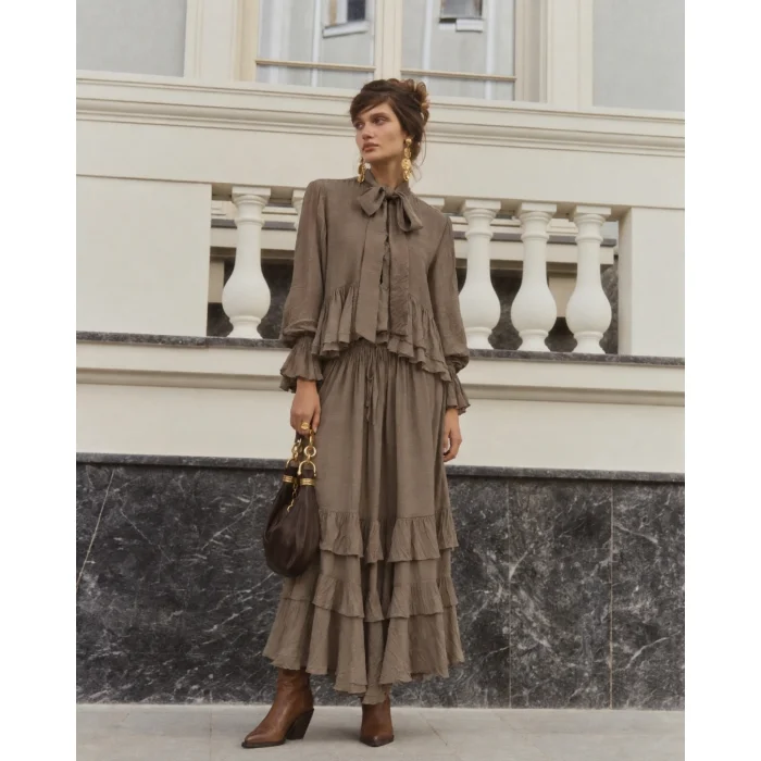 Carolie Skirt and Top Set - 2