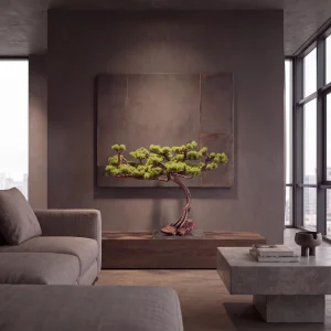 Aurea Arbor El Yapımı Driftwood Bonsai Dekoratif Obje - 3