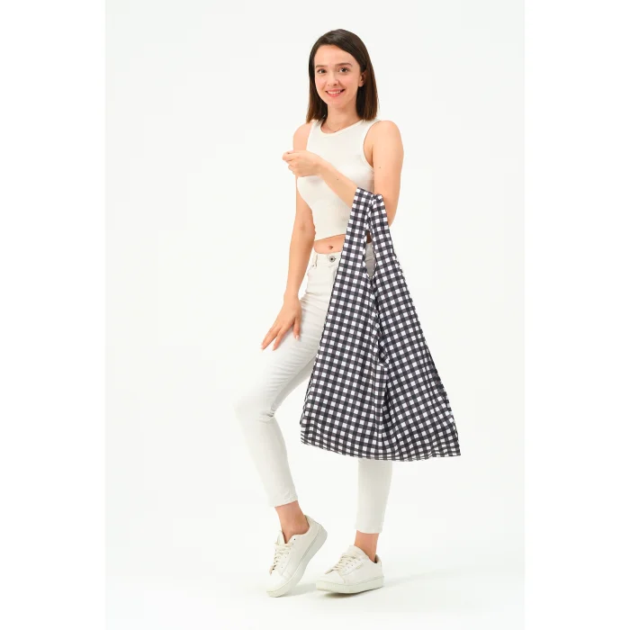 Gingham Shoulder Bag - 2