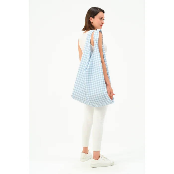 Gingham Shoulder Bag - 4
