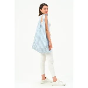 Gingham Shoulder Bag - 3