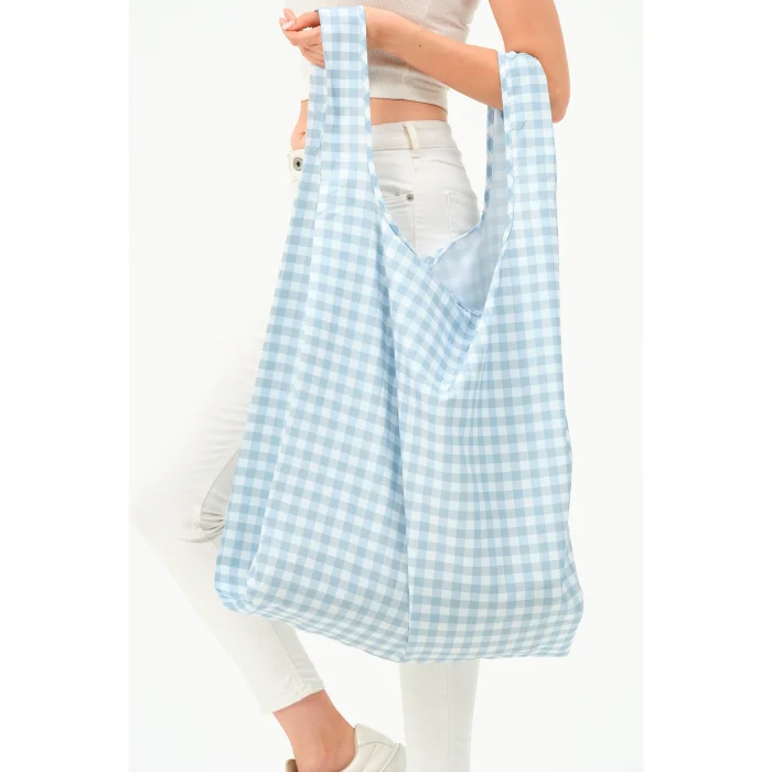 Gingham Shoulder Bag - 5
