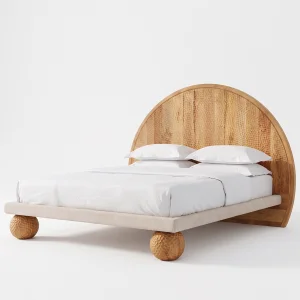 Arquen Wooden Bedstead - 1