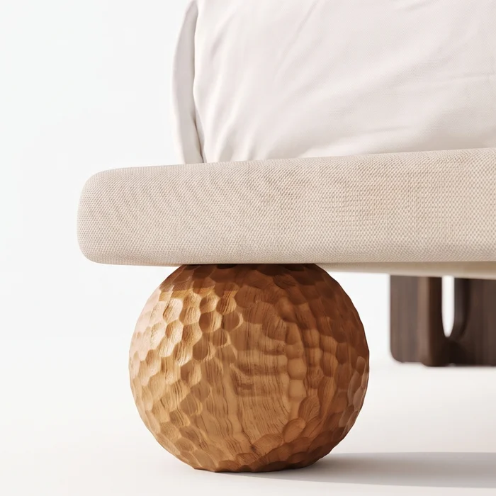 Arquen Wooden Bedstead - 3