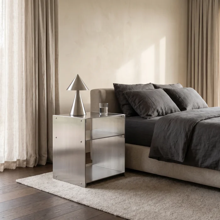 Aster Metal Nightstand - 3