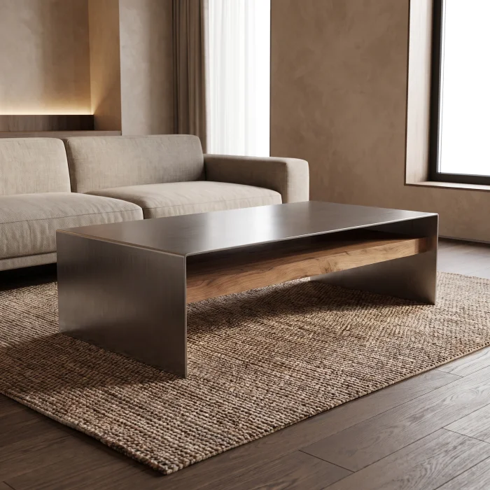 Axton Metal Coffee Table - 2