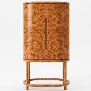 Belgrave Root Wood Bar Cabinet - 1